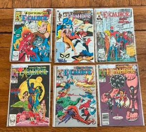 lot 89 image: Selection of vintage comics - Marvel - Excalibur