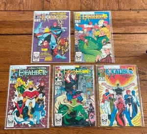 lot 90 image: Selection of vintage comics - Marvel - Excalibur