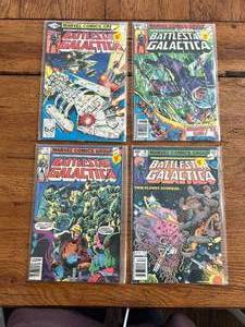 lot 119 image: Selection of vintage comics - Marvel - Battlestar Galactica