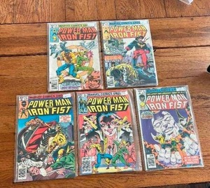 lot 120 image: Selection of vintage comics - Marvel - Power Man and Iron Fist