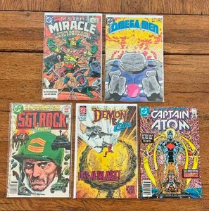 lot 132 image: Selection of vintage comics - DC - Miracle, Omega Man, SGT. Rock, Demon, Captain Atom