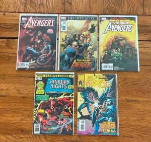lot 142 image: Selection of vintage comics - Marvel - Avengers, Arabian Nights, Black Axe