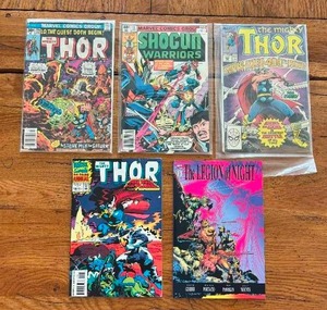 lot 144 image: Selection of vintage comics - Marvel - Thor, Shogun Warrior, The Legion of Night
