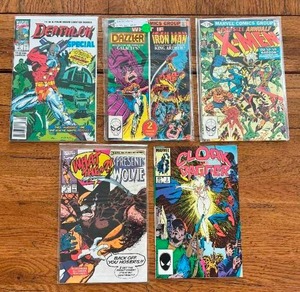 lot 151 image: Selection of vintage comics - Marvel - Deathlok, What if.., What then, X-men, Cloak & Dagger