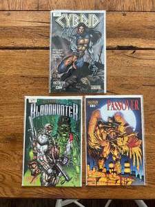 lot 156 image: Selection of vintage comics - Maximum - Bloodhunter, Passover, Cybrid