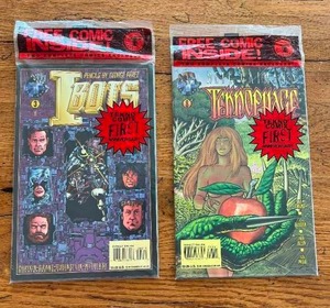 lot 166 image: Selection of vintage comics - Tekno - First Anniversary - IBOTS, Teknophage - unopened
