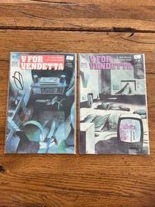 lot 190 image: Selection of vintage comics - DC - V for Vendetta