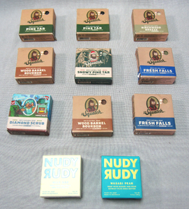 lot 11 image: Dr Squatch and Nudy Rudy all natural soaps