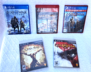 lot 283 image: God of war - PS3 & PS4 video game discs as shown
