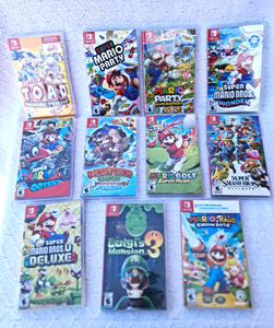 lot 282 image: Nintendo Switch Empty gaming cases as shown, no games