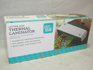lot 63 image: Pen Gear letter size thermal laminator - NIB