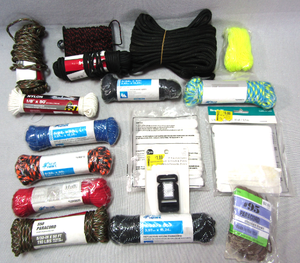 lot 66 image: Blue Hawk & King Cord paracord rolls many are unopened