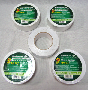 lot 48 image: Duck HVAC Aluminum foil tape - five rolls