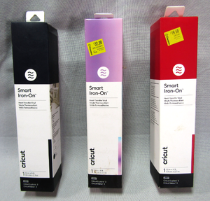 lot 266 image: Cricut smart iron on heat transfer vinyl, 3 rolls
