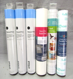 lot 265 image: Cricut Stencil film and transfer tape, 6 rolls