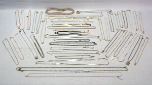 lot 254 image: 46 fashion necklaces