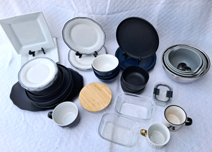 lot 77 image: Sur La Table, Tabletops Gallery, Dash of That assorted dishware as shown