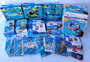 lot 205 image: H2O Go and other brands inflatable water rings, games etc. All NIB
