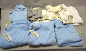 lot 220 image: No Boundries sweat pants and clothing with store tags attached