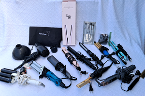 lot 197 image: Lange, Infiniti pro, Chi Smart curling irons and hair dryer