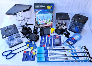lot 195 image: Aqua Culture FishReptile tanks plus accessories as shown