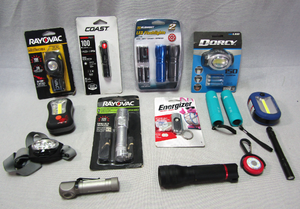 lot 96 image: Rayovac, Coast, Dorcy and other brands flashlights plus