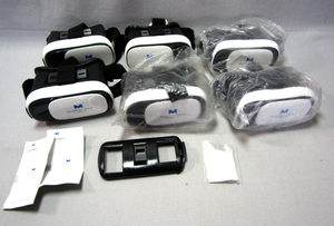 lot 117 image: Millennial Vission VR Goggles plus accessories - 6 total, 3 New