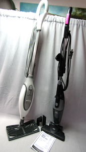 lot 123 image: Shark professional carpet steam cleaner & Black & Decker 3-in-1 Stick vacuum