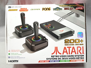 lot 160 image: Atari retro video game system 200 games, all complete in original box