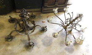 lot 10 image: 2-chandeliers