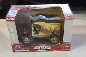 lot 55 image: Gearbox Remington Country 1912 Ford Model T die-cast coin bank