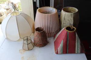 lot 111 image: Collection of lamp shades
