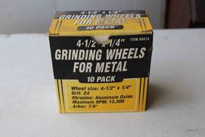 lot 116 image: metal grinding wheels