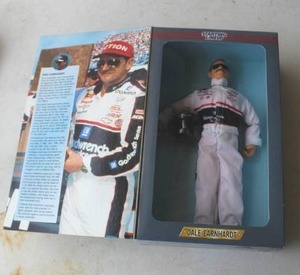 lot 145 image: 1997 Winners Circle Dale Earnhardt 12-inch poseable action figure produced by Hasbro.
