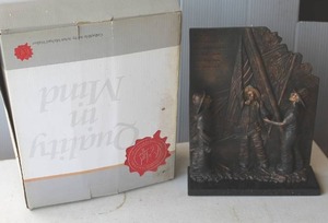 lot 162 image: Quality Mind collectible September 11th tribute statue sculpted by Ground Zero artist Michael Walker. It depicts firefighters at the scene,