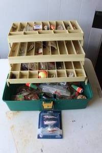 lot 180 image: Tackle box with all contents