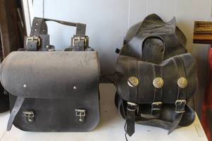 lot 257 image: 2 sets of saddlebags