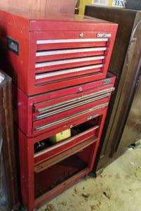lot 261 image: Tool box full of tools see pictures for details on Wheels