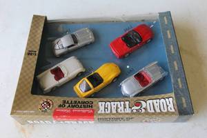 lot 282 image: Road & Track History of Corvette 138 Scale 5-Car Collectors Edition Set