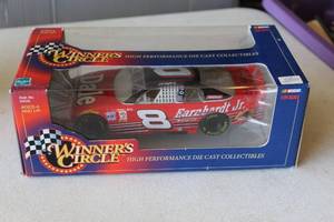 lot 300 image: Signed Winners Circle High Performance Die Cast Collectible of Dale Earnhardt Jr.s #8 car.