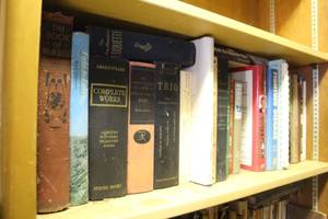 lot 337 image: Shelf full of books see pictures for titles