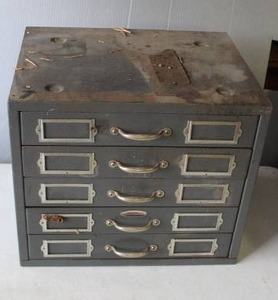 lot 501 image: steel storage cabinet full see pictures