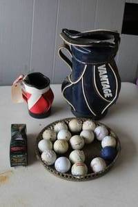 lot 434 image: vintage miniature golf bag and more see pictures for details