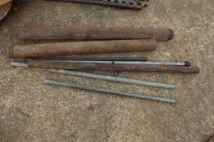 lot 529 image: various sizes of steel pipes,