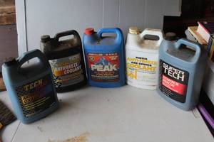 lot 564 image: Unopened Transmission Fluid. And  coolants