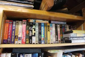 lot 659 image: Shelf full of VHSS