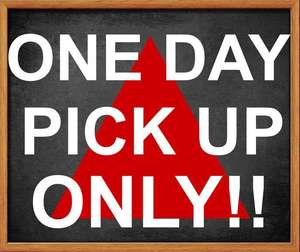 lot 6A image: one day pick up sat,Apr. 4th 2026 from 10am-5pm no need for appointments gate will close at 5pm