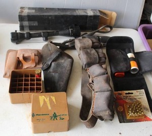 lot 683 image: vintage military collectible lot, and pack of Marksman Laserhawk 38 steel slingshot ammunition. and more see pictures for details