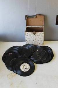 lot 715 image: Box full of 45s