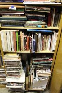 lot 776 image: 3-shelfs of books thats been locked away for years see pictures for titles